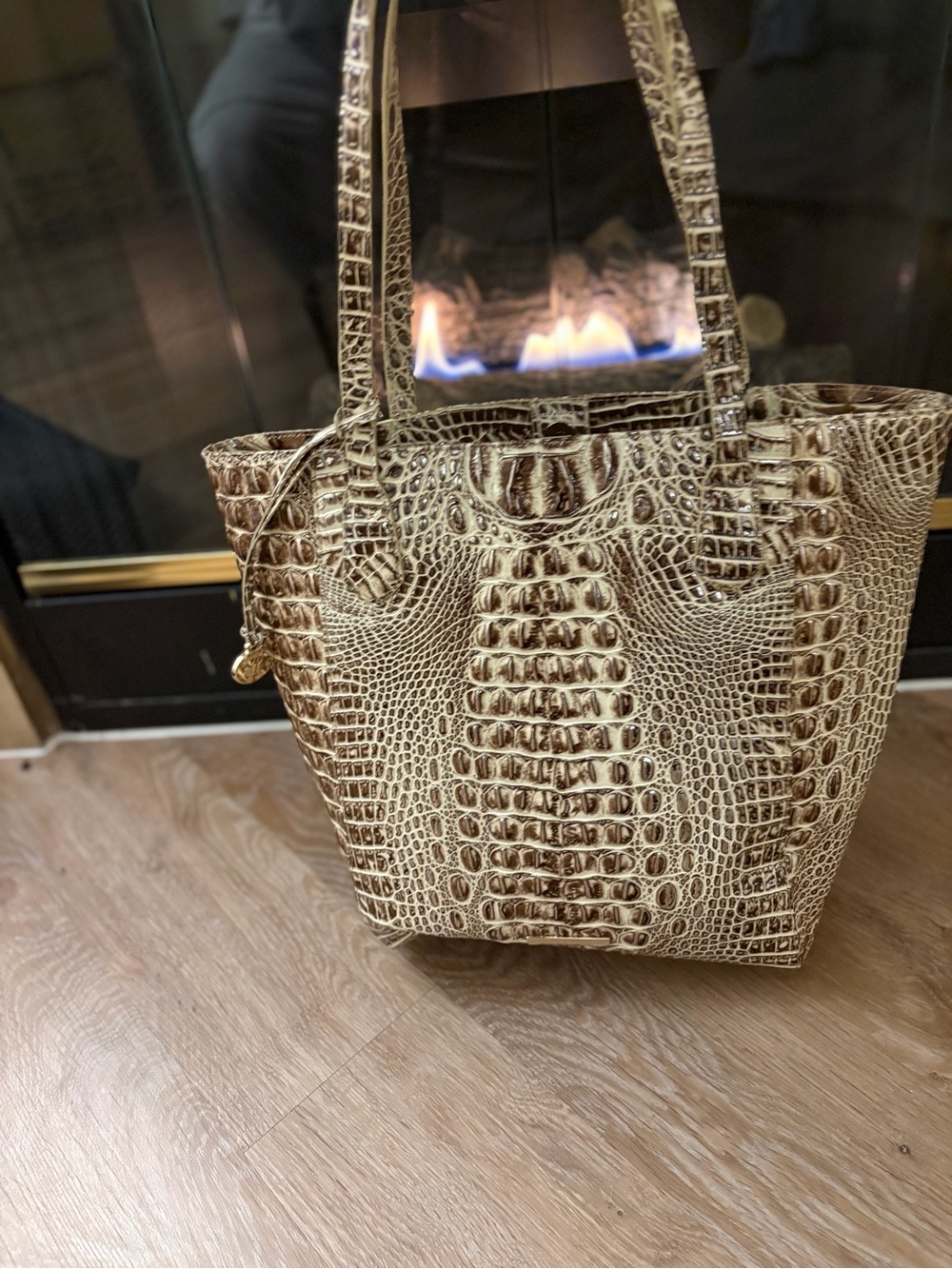 Brahim Jayden Ginger Ombré tote bag